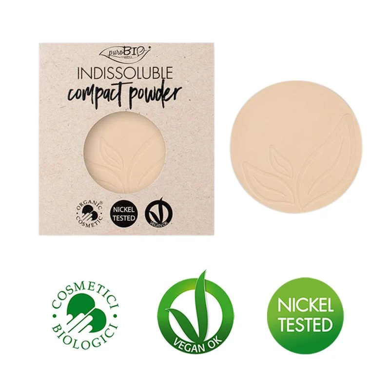 PuroBio Cosmetics Cipria Indissoluble effetto seta n.02