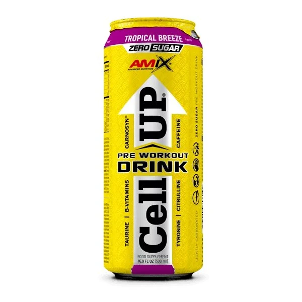 Newtritions CellUp Pre-Workout Drink Frutti Tropicali 500ml
