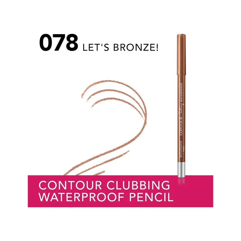 Bourjois Contour Clubbing Waterproof Matita Occhi 1,2g 078 Let's Bronzer