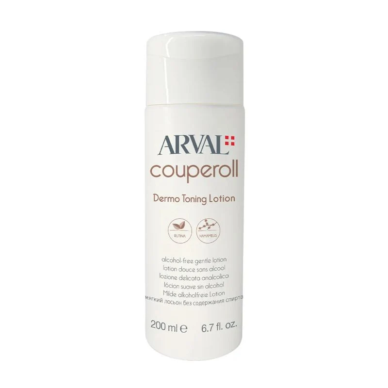 Arval Couperoll Dermo Toning Lozione Delicata Analcolica Viso 200ml
