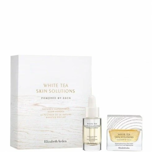 Elizabeth Arden Cofanetto White Tea Skin Solutions Micro-Gel Cream 50ml + Fortifying Oil Serum 15ml