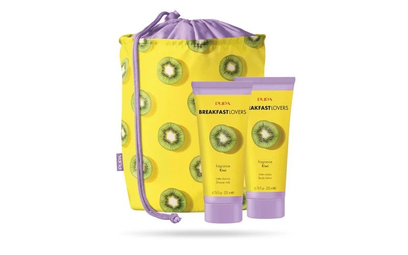 Pupa Breakfast Lovers Kit 1 Latte Doccia 200ml+Latte Corpo 200ml 005 Kiwi