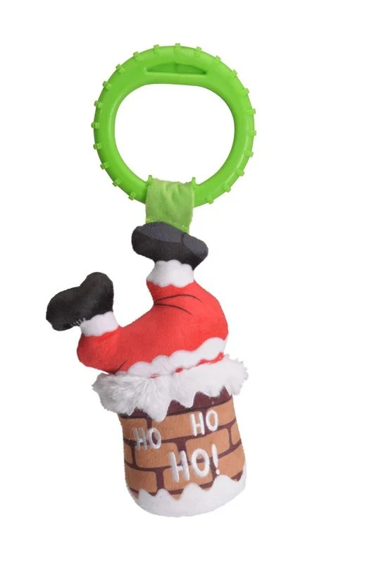 Camon Babbo Natale Nel Camino in Peluche E Tpr Per Cani 35cm