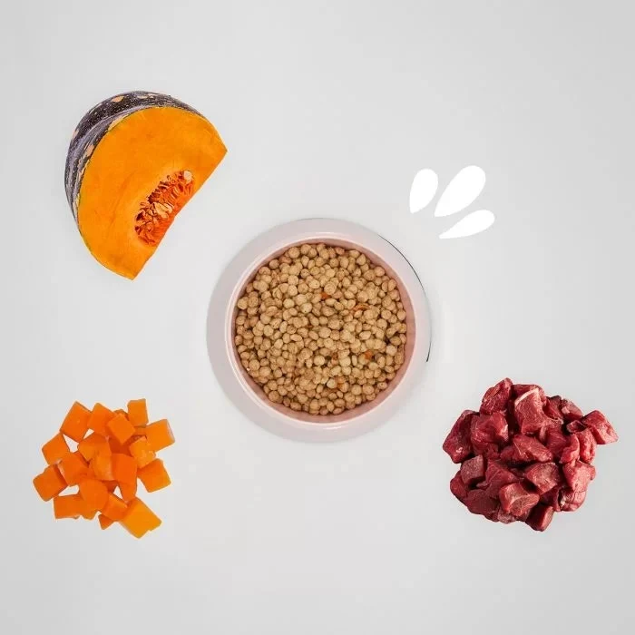 Hygge Crocchette Mini Al Maiale Curcuma E Zucca Per Cani Di Taglia Piccola Sacco 5kg