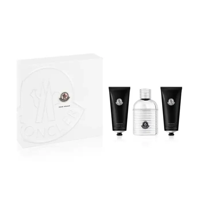 Moncler Pour Homme Cofanetto Regalo Eau de Parfum 100ml + Shower Gel 100ml + Shampoo 100ml