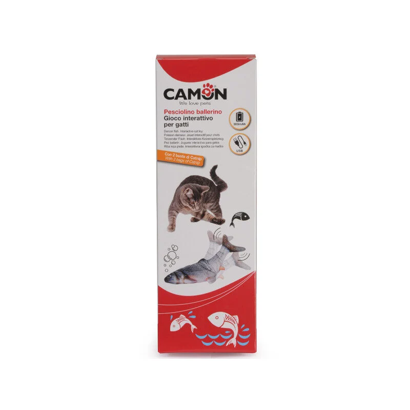 Camon Gioco Per Gatti Pesce Ballerino Ariel 1 Pezzo