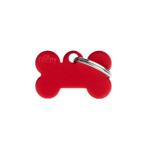 SMALL BONE ALUMINUM RED