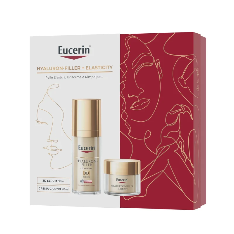 Eucerin Cofanetto Hyaluron-Filler + Elasticity 3D Serum 30ml + Crema Giorno 20ml