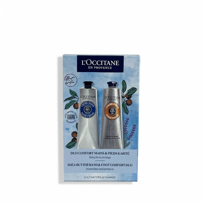 L'Occitane Cofanetto Duo Comfort Mani E Piedi Karitè