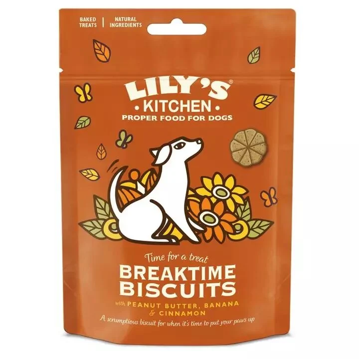 Lily's Kitchen Breaktime Biscuits Snacks Dog 80g