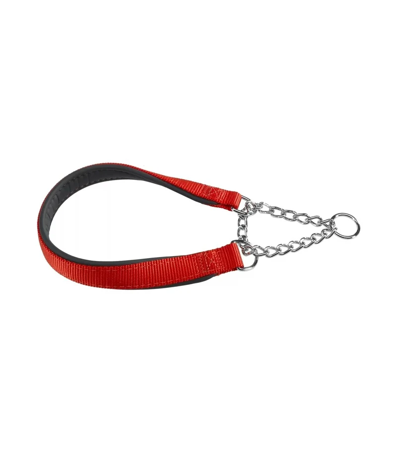 Ferplast Daytona CSS Collare Semistrangolo Nylon Soffice Imbottitura Rosso Per Cani CSS20/50