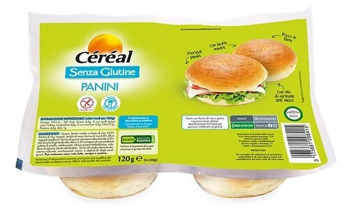 Céréal Panini Senza Glutine 4 Pezzi