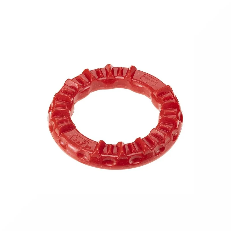 Ferplast Smile Ring Gioco Dentale Anello Taglia Medium Rosso Per Cani