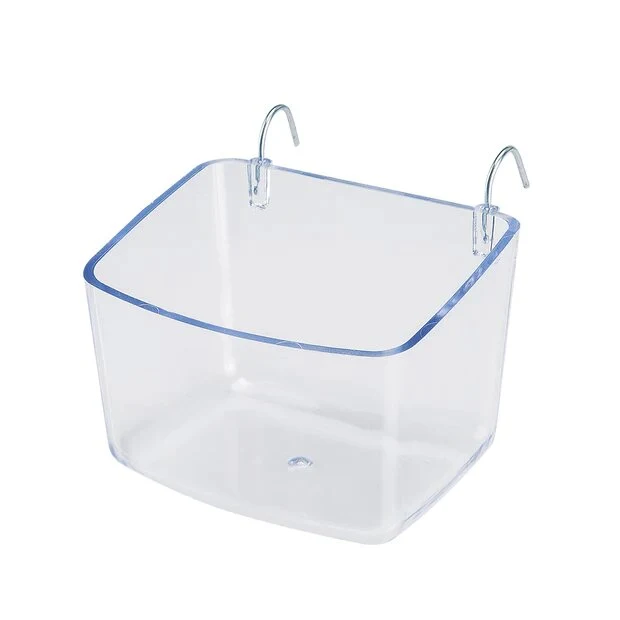 Ferplast FPI 4512 Mangiatoia Plastica Trasparente Per Uccelli