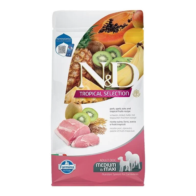 Farmina N&D Dog Medium & Maxi Tropical Selection Pork Per Cani Adulti 2kg
