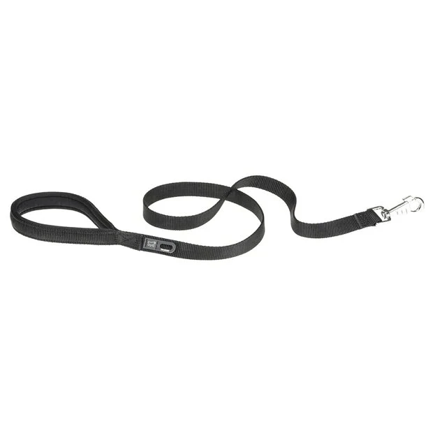 Ferplast Daytona G Guinzaglio In Nylon Impugnatura Imbottita E Porta Sacchetti Igienici Nero Per Cani G25/120