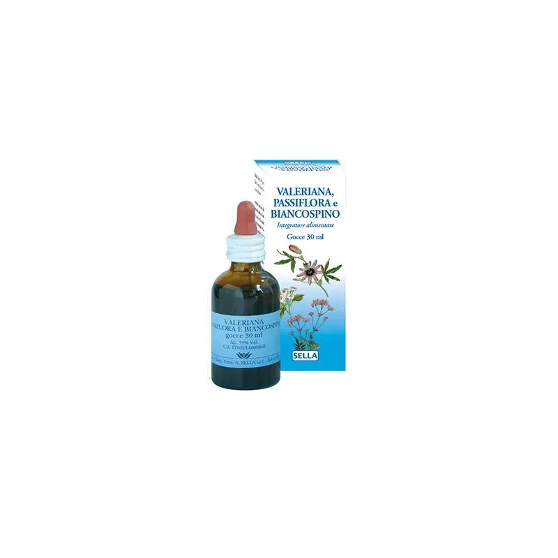 Valeriana Passiflora e Biancospino Gocce 30ml