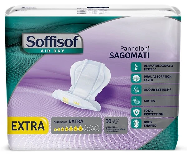 Soffisof Air Dry Extra Pannolone Sagomato 30 Pezzi