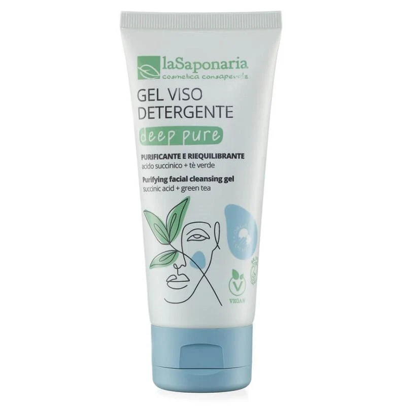 La Saponaria Deep Pure gel viso detergente 100ml