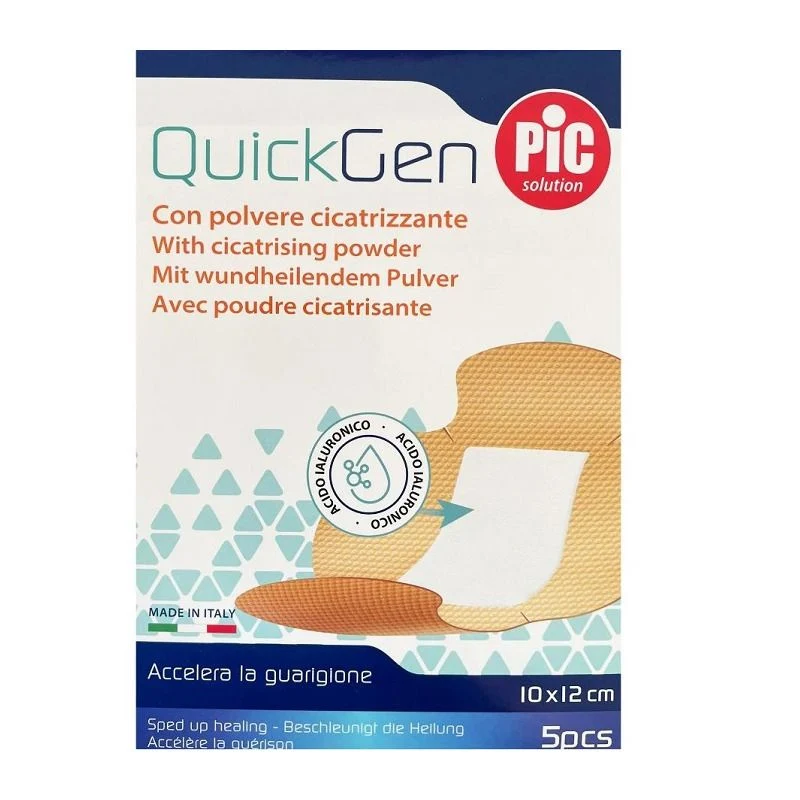 Pic Quickgen cerotto cicatrizzante per articolazioni 10x12cm 5 pezzi