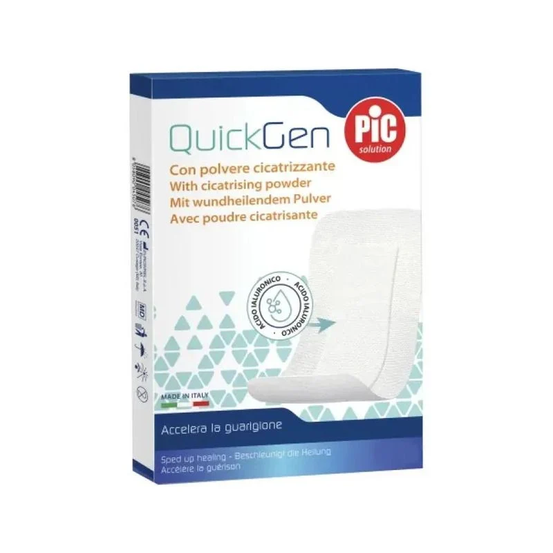 Pic Quickgen cerotto cicatrizzante 10x12cm 5 pezzi