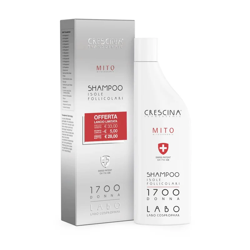 Crescina Shampoo Isole Follicolari Mito 1700 Donna 150ml