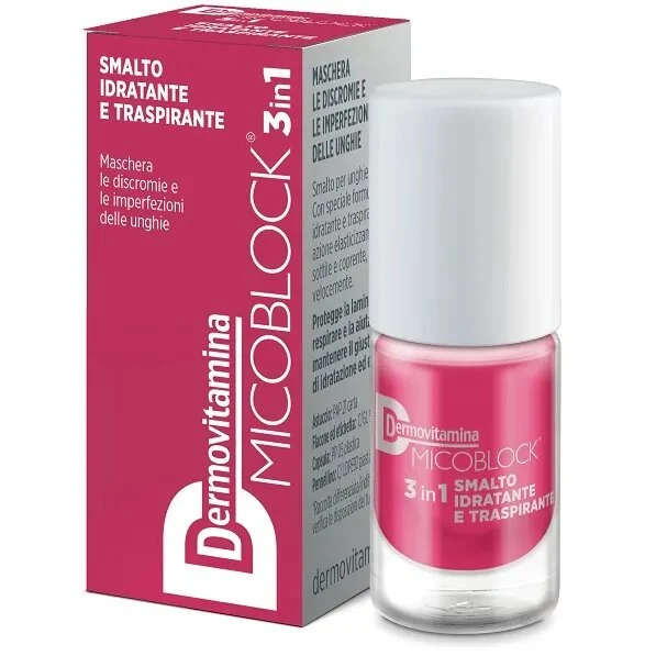 Dermovitamina Micoblock 3in1 smalto rosa 5ml