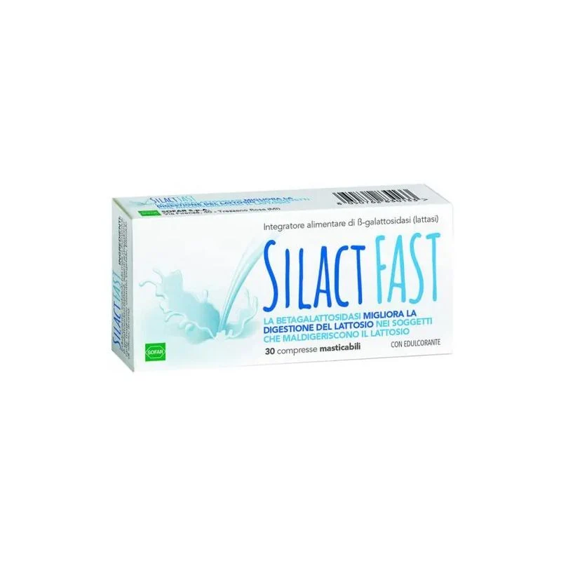 Silact Fast 30 Compresse Masticabili - Sollievo Digestivo Rapido