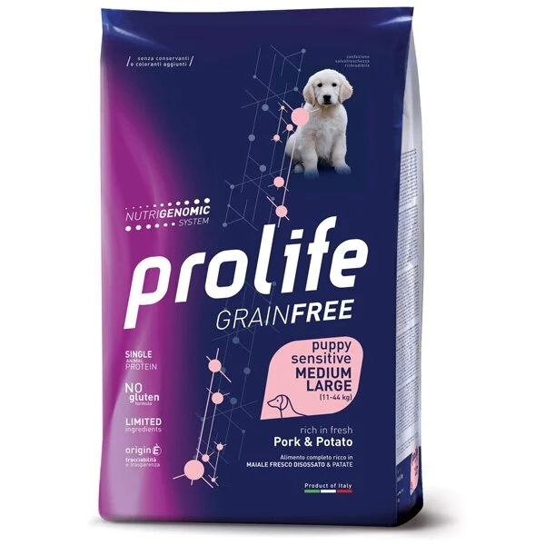 PROLIFE DOG GF PUP PORK 2,5KG
