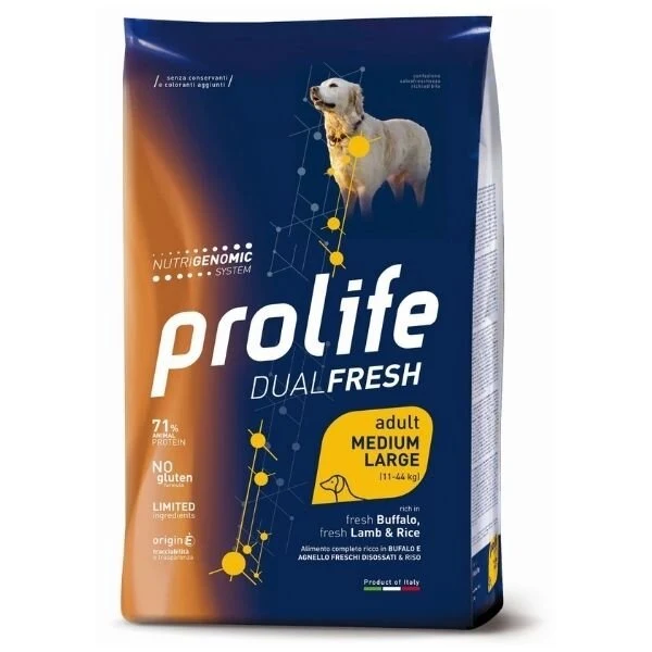 PROLIFE DOG DUAL AD LAMB 12KG