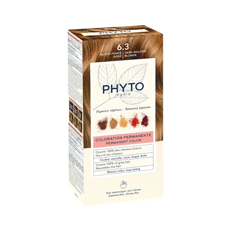 Phyto Phytocolor colorazione permanente per capelli n.6.3 Biondo Scuro Dorato