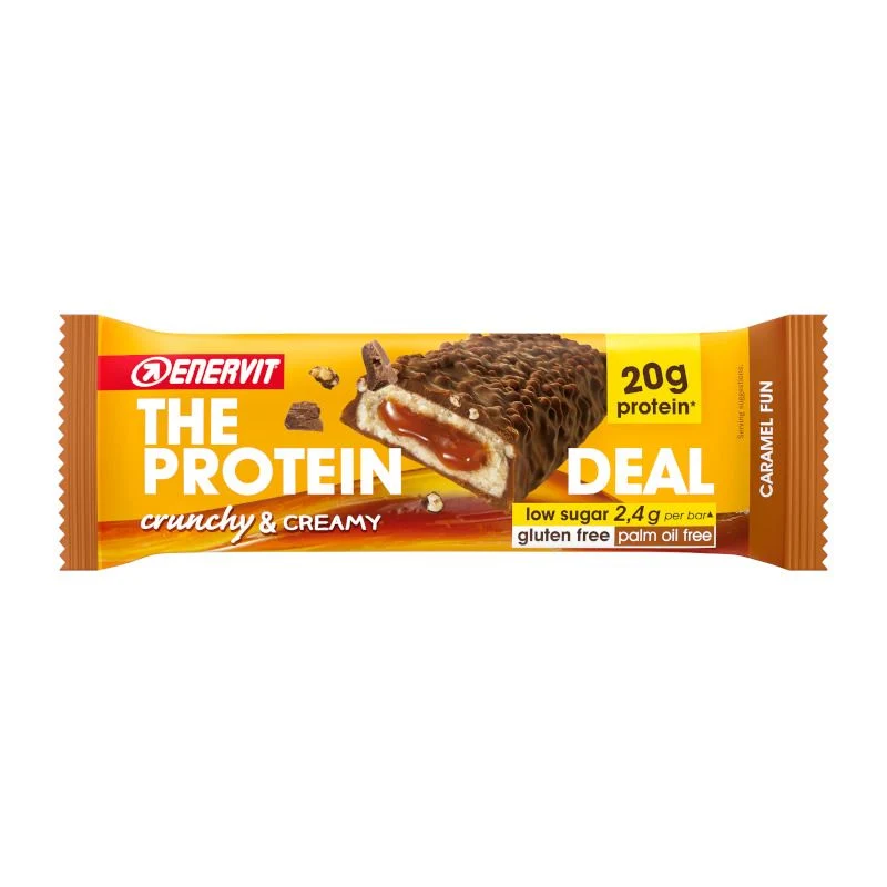Enervit The Protein Deal Crunchy & Creamy barretta gusto caramel fun 55g