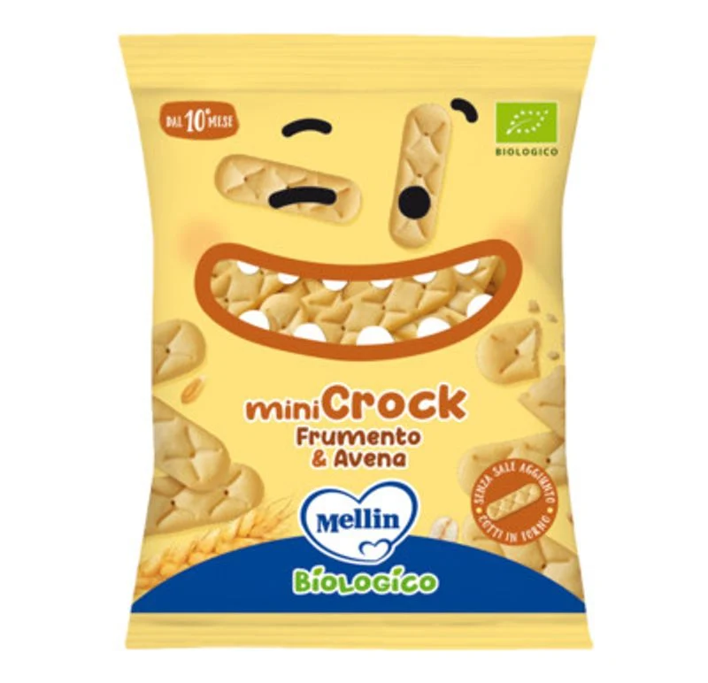 Mellin Minicrock Frumento E Avena 30g 10Mesi+