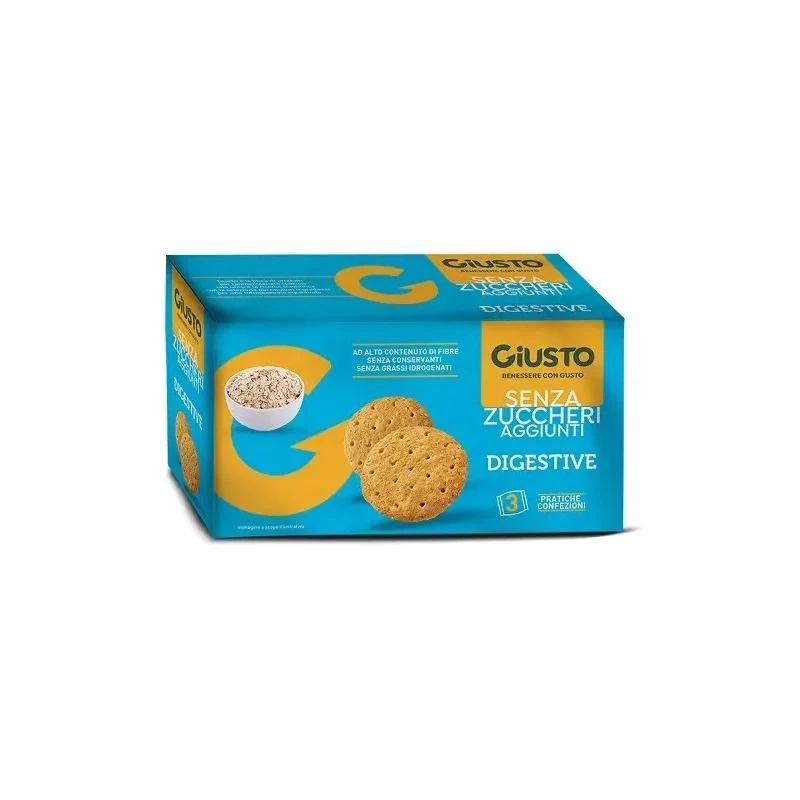 Giusto Senza Zucchero Biscotti Digestive 3x75g