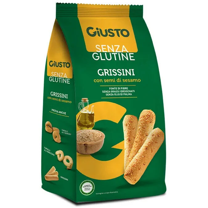 Giusto Senza Glutine Grissini al sesamo 150g