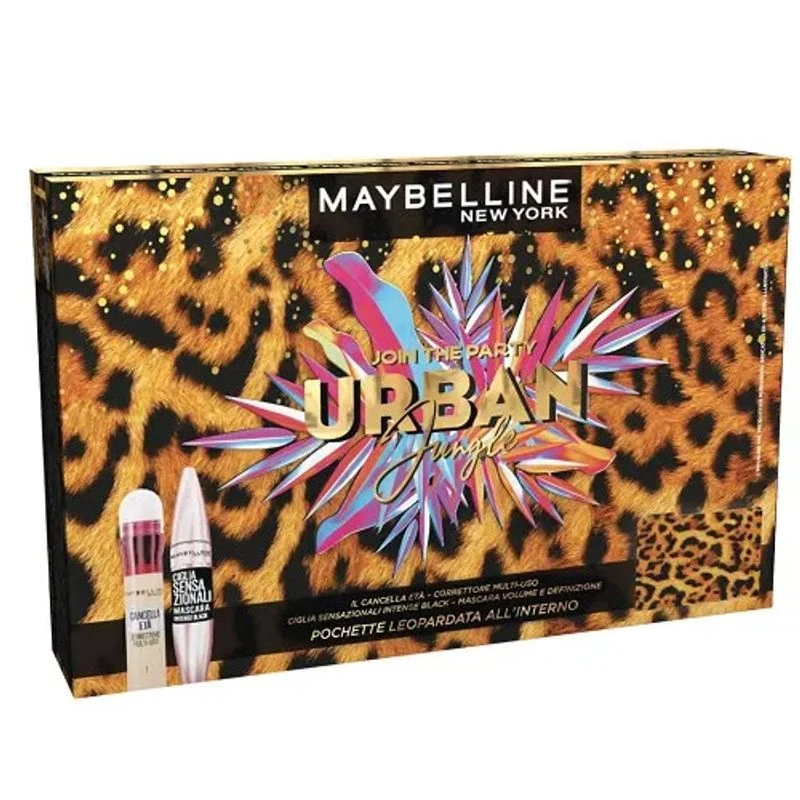 Maybelline New York Coffret Viso IAR Light + Ciglia Sensazionali Extra Black