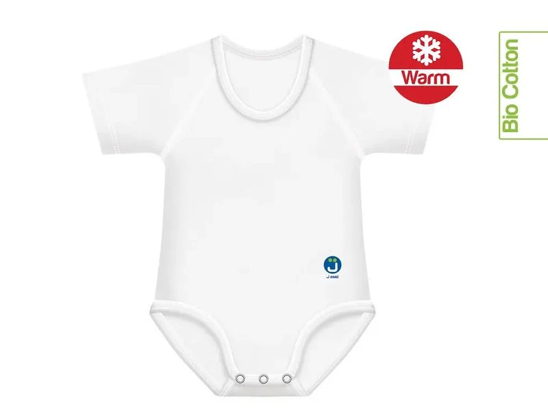 J Bimbi Body Bio Invernale Cotone Warm Colore Bianco 0-36 Mesi