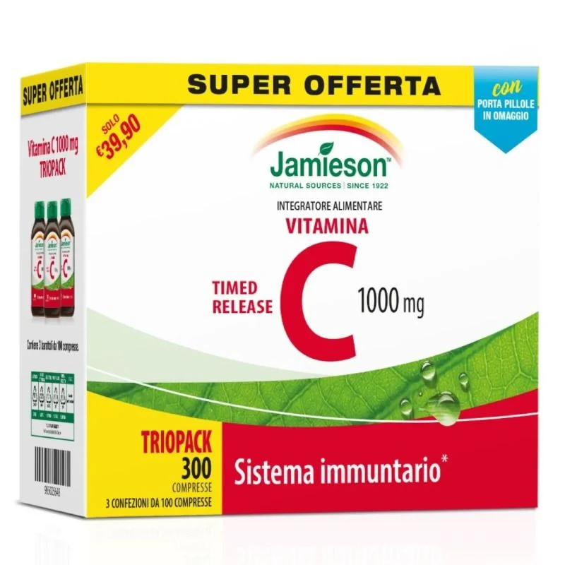 Jamieson Vitamina C 1000 3x100 Compresse - Integratore Potente