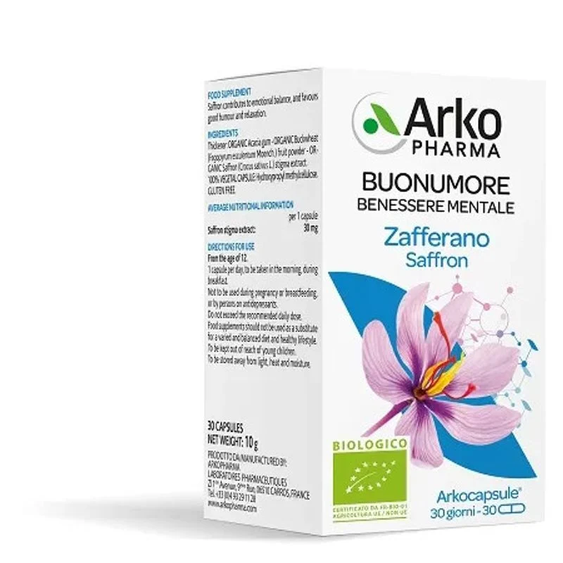 Arkopharma Buonumore Zafferano Bio 30 Capsule
