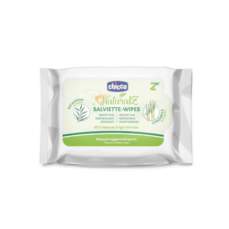 Chicco NaturalZ Antizanzare Protettivo & Rinfrescante salviette 20 pezzi