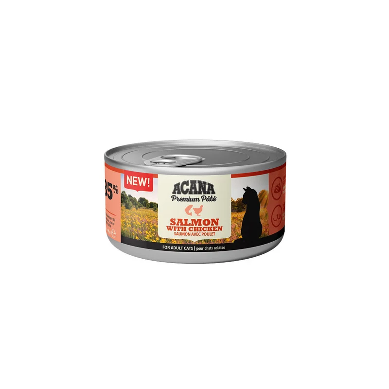 Acana Umido Gatto Premium Paté Con Salmone e Pollo Lattina 85gr