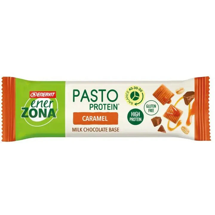 Enerzona Pasto Protein Barretta Sostitutiva Caramello 55g