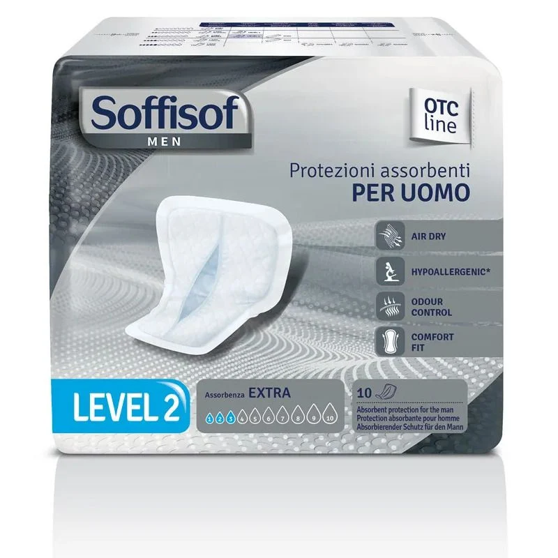 Soffisof Men Level 2 protezioni assorbenti per uomo 10 pezzi