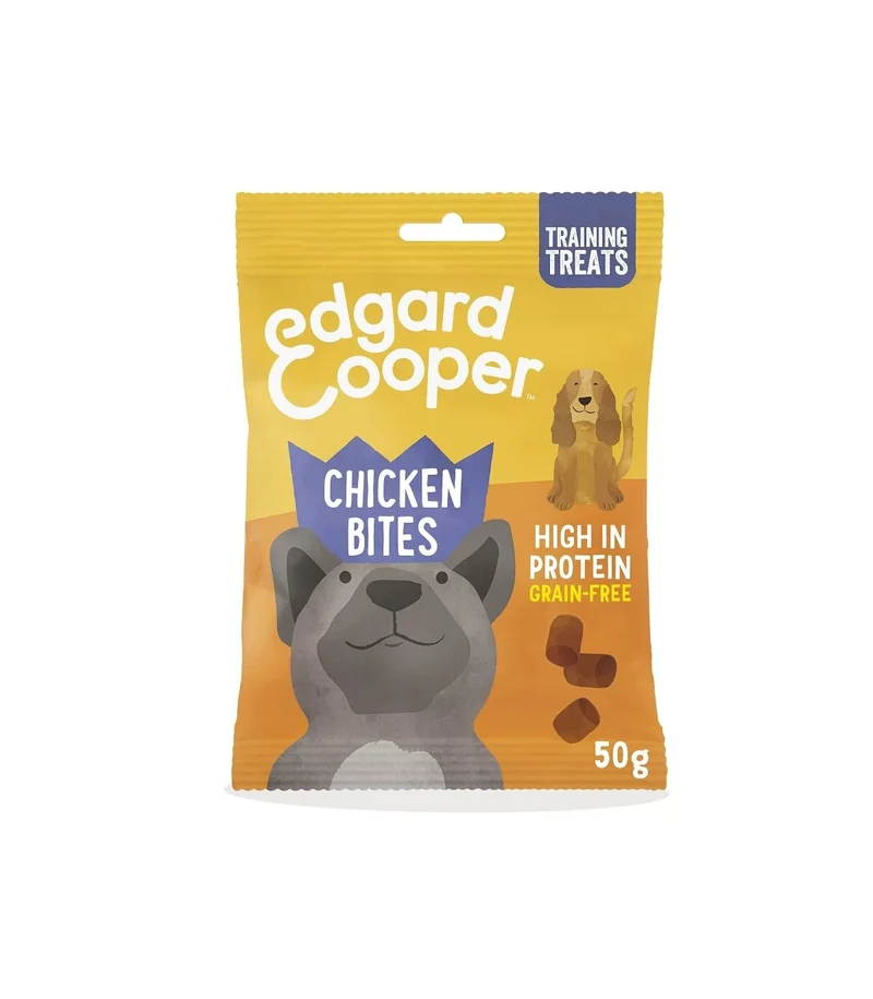 Edgard & Cooper Bocconcini Di Pollo Senza Cereali per Cani 50g