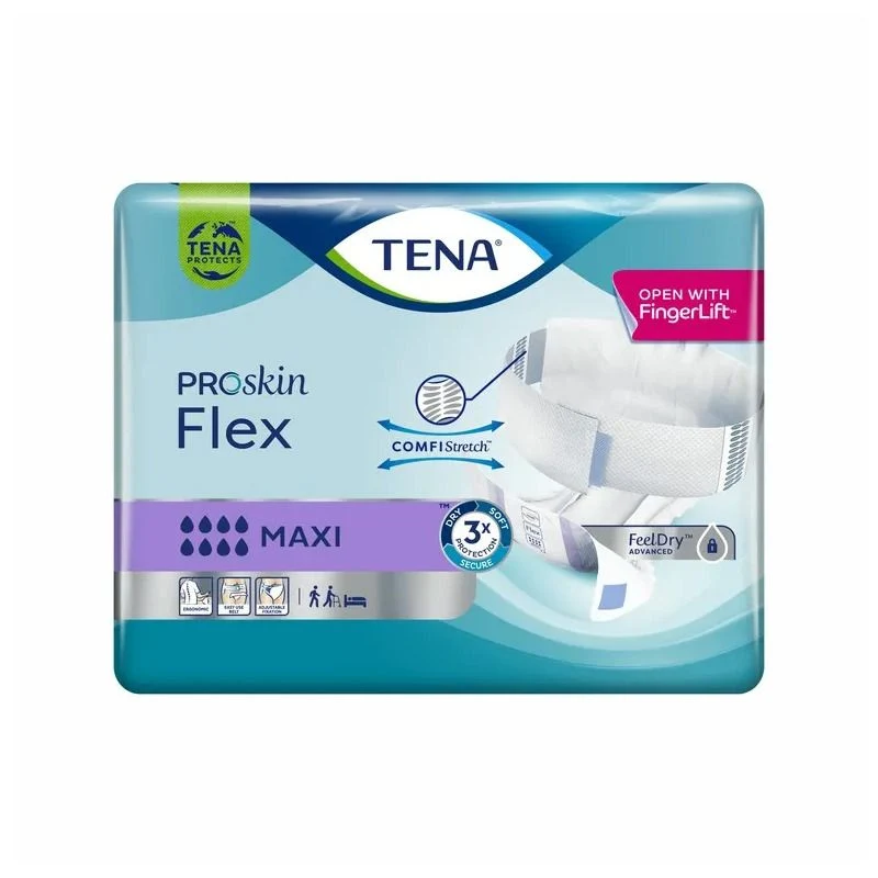 Tena Proskin Flex Maxi Pannolone A Cintura Medium 22 Pezzi