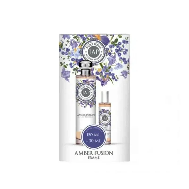 Iap Pharma Cofanetto Duplo Pure Fleur Eau De Cologne Amber Fusion 150ml + 30ml