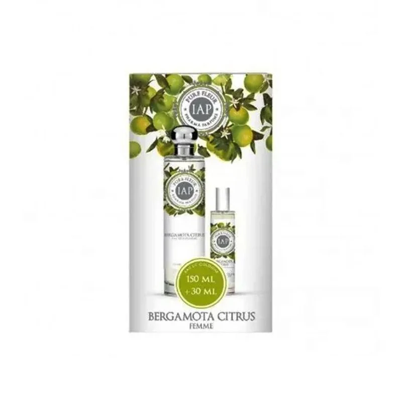 Iap Pharma Cofanetto Duplo Pure Fleur Eau De Cologne Bergamota Citrus 150ml + 30ml