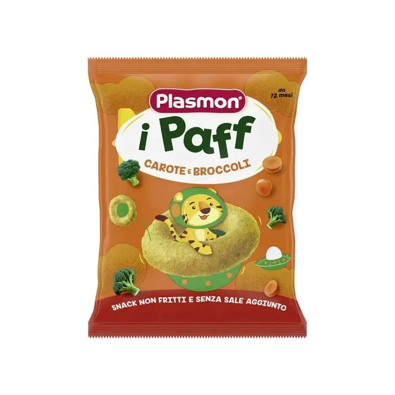 Plasmon i Paff Broccoli e Carote snack per bambini 12 mesi+ 15g