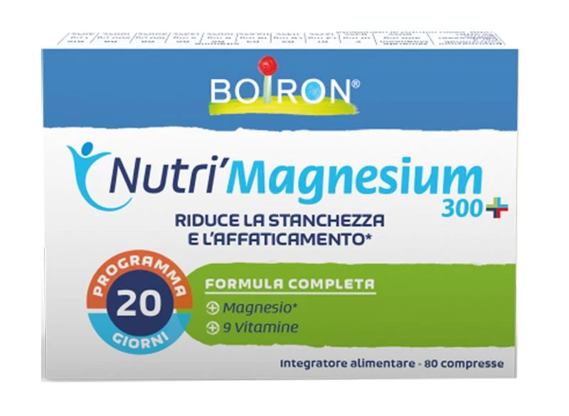 Boiron Nutri' Magnesium 300+ integratore alimentare 80 compresse