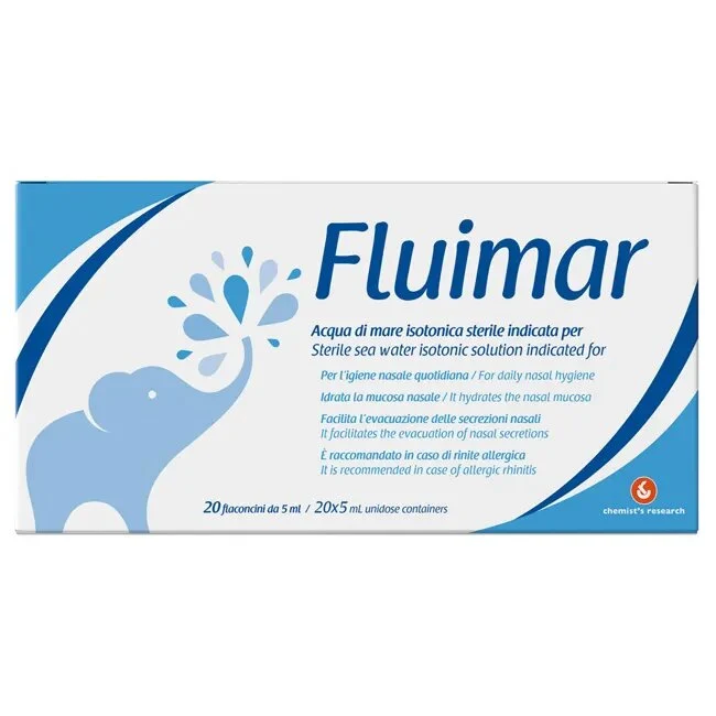 Fluimar Acqua Di Mare Isotonica 20 Fiale Da 5ml